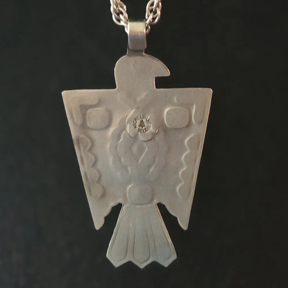 Silver Thunderbird Pendant Necklace - Picture 4 of 8